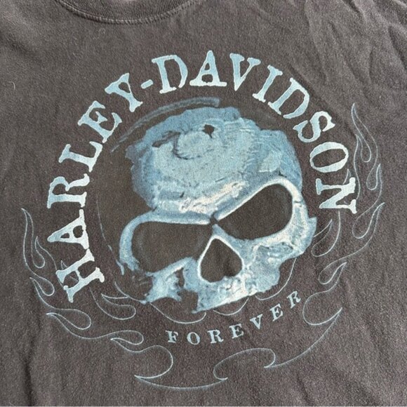 Harley-Davidson | "Harley-Davidson Forever" Short Sleeve Skull Tee | Size Large - Picture 2 of 8